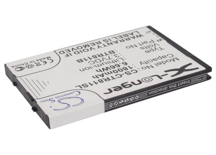 3.7V, 1800mAh, Li-ion Battery fits Casio, C811, Ca201, 6.66Wh