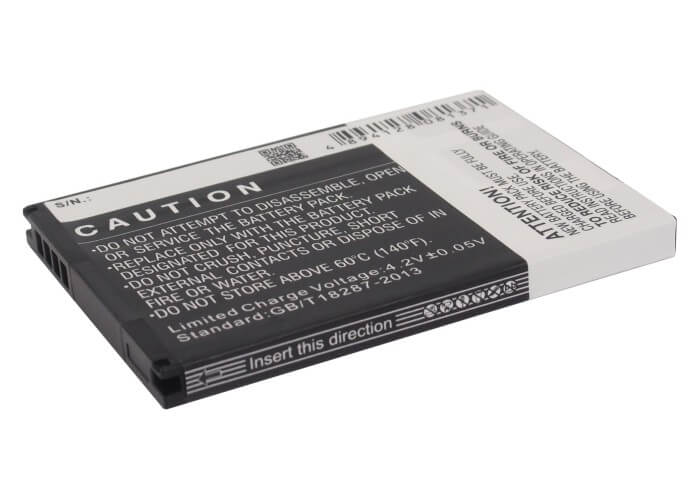 3.7V, 1800mAh, Li-ion Battery fits Casio, C811, Ca201, 6.66Wh