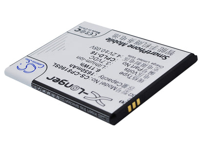 3.7V, 1650mAh, Li-ion Battery fits Coolpad, 8190, 8190q, 6.105Wh