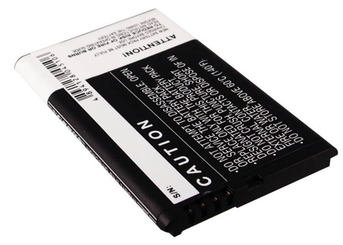 3.7V, 1800mAh, Li-ion Battery fits Motorola, Domino +, Droid 3, 6.66Wh