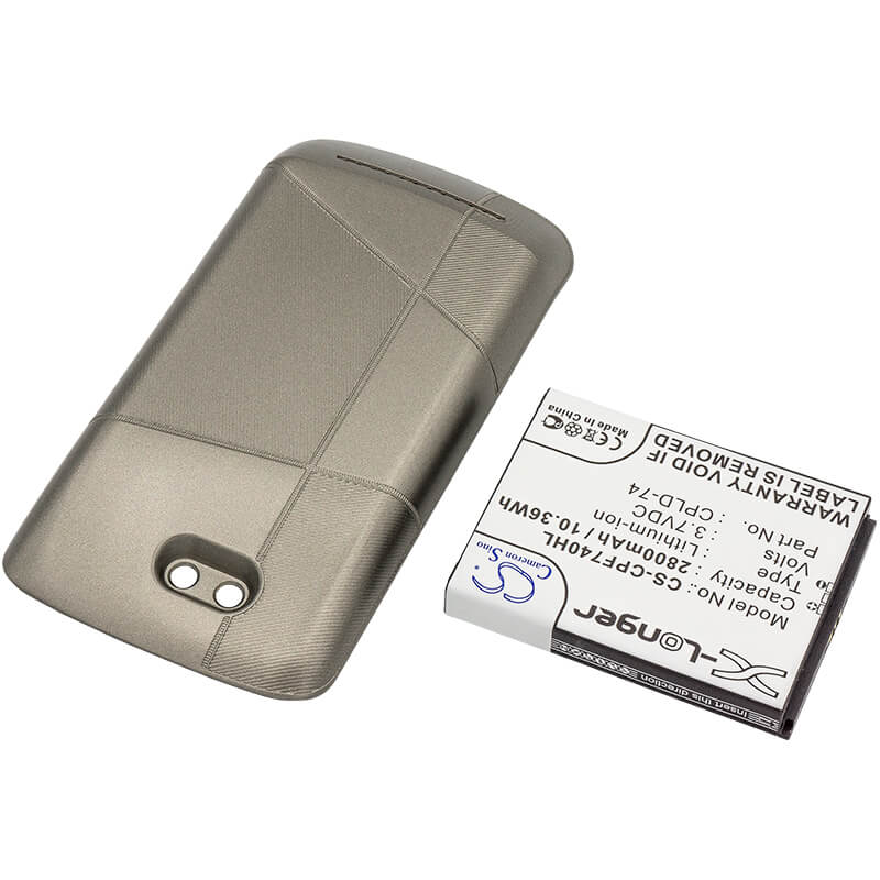 3.7V, 2800mAh, Li-ion Battery fits Coolpad, 5860, 5860e, 10.36Wh