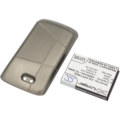3.7V, 2800mAh, Li-ion Battery fits Coolpad, 5860, 5860e, 10.36Wh