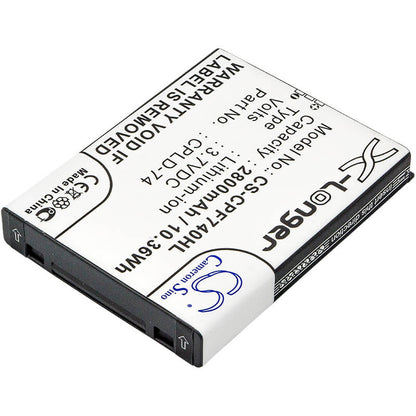 3.7V, 2800mAh, Li-ion Battery fits Metropcs, Cp5860em, Quattro 4g, 10.36Wh