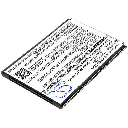 3.8V, 1500mAh, Li-Polymer Battery fits T-mobile, 3320a, Rogue, 5.7Wh