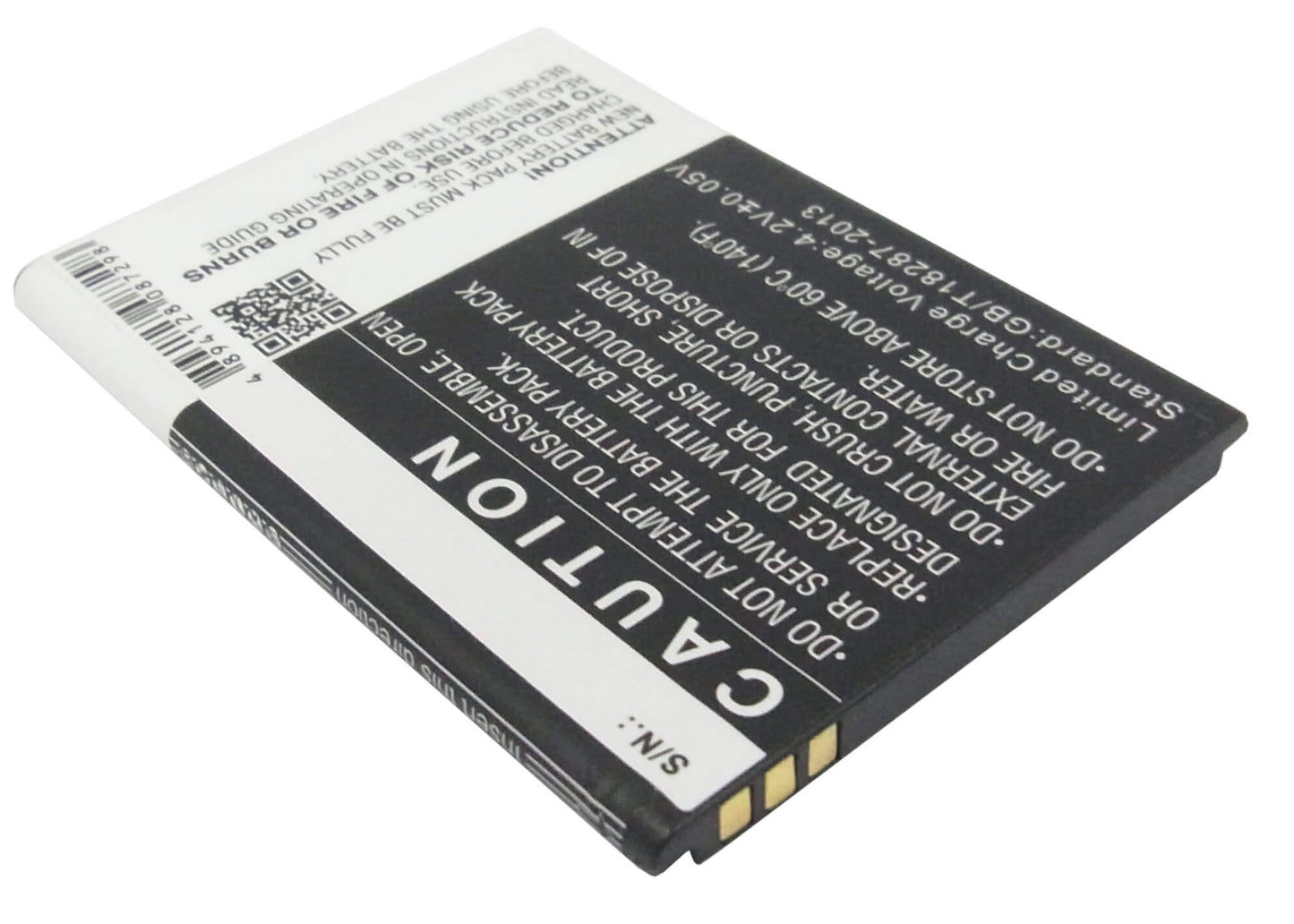 3.7V, 1450mAh, Li-ion Battery fits Tcl, E708, S300t, 5.365Wh