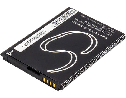 3.7V, 1300mAh, Li-ion Battery fits Huawei, Ascend G510, Ascend C8813, 4.81Wh
