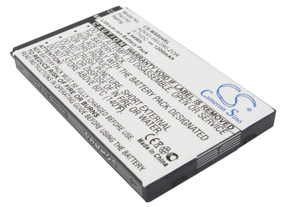 3.7V, 1200mAh, Li-ion Battery fits Gigabyte, Gsmart Ms804, Helen, 4.44Wh