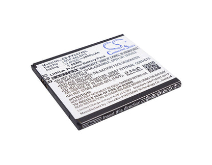 3.8V, 2000mAh, Li-Polymer Battery fits Kyocera, 6407a, C6742, 7.6Wh