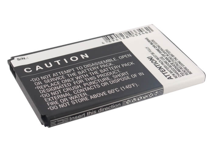 3.7V, 1500mAh, Li-ion Battery fits Inq, Chat 3, Chat 3g, 5.55Wh