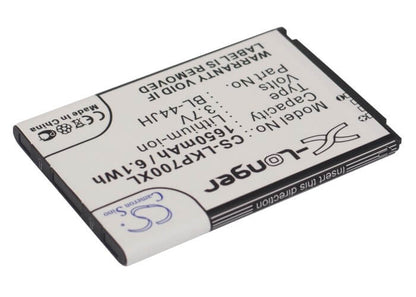 3.7V, 1650mAh, Li-ion Battery fits Lg, As730, Cayenne, 6.105Wh