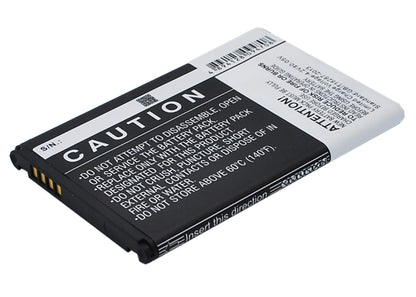 3.7V, 1700mAh, Li-ion Battery fits Lg, K2, Ku5400, 6.29Wh