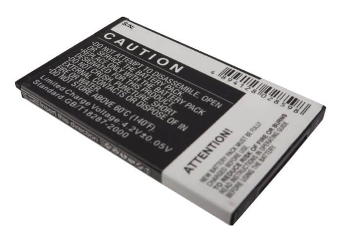 3.7V, 1100mAh, Li-ion Battery fits Htc, Clic100, Click, 4.07Wh