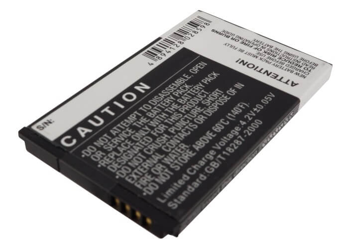 3.7V, 1100mAh, Li-ion Battery fits At&t, Pure, 4.07Wh