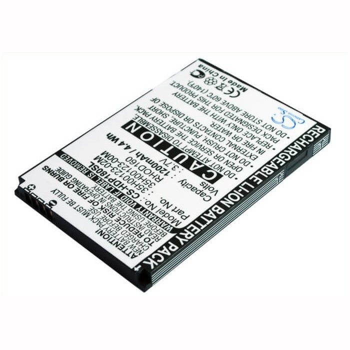 3.7V, 1200mAh, Li-Polymer Battery fits Htc, A9292, Arrive, 4.44Wh