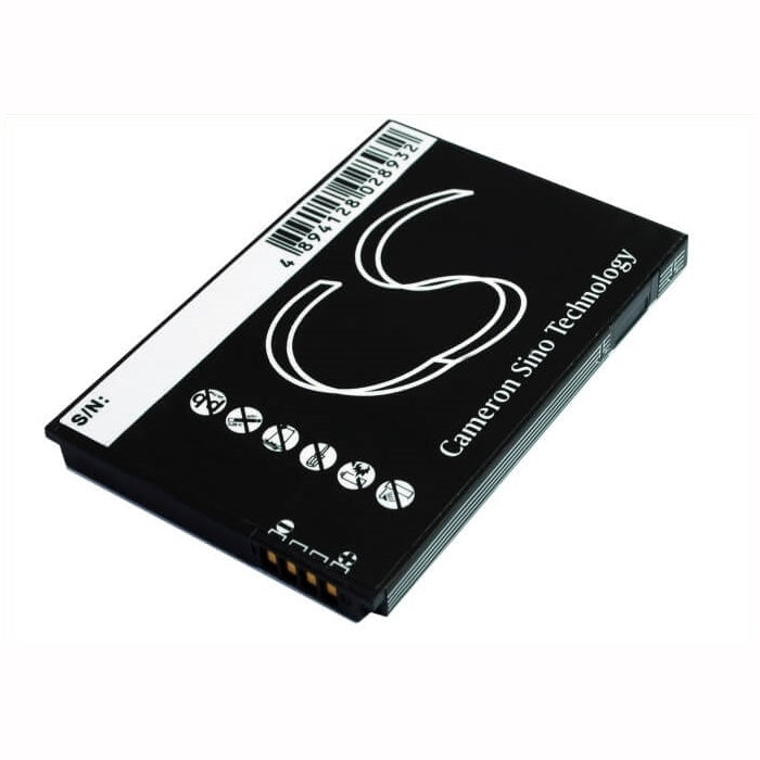 3.7V, 1200mAh, Li-Polymer Battery fits T-mobile, Captain, G2 Touch, 4.44Wh