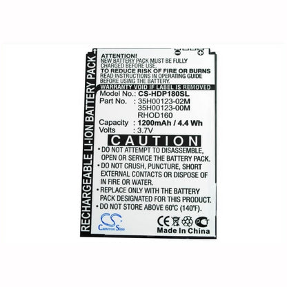 3.7V, 1200mAh, Li-Polymer Battery fits At&t, T7377, Tilt 2, 4.44Wh