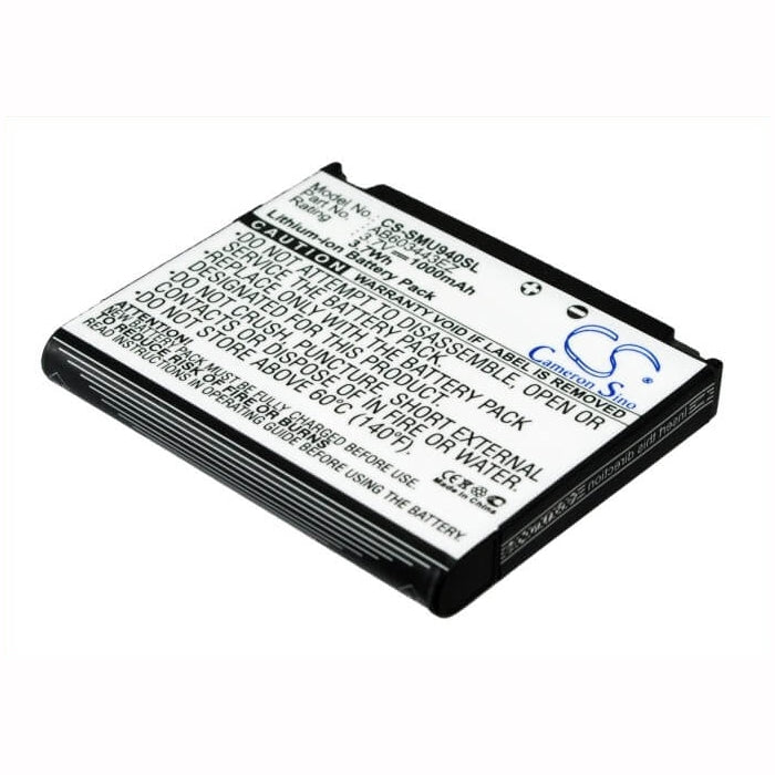3.7V, 1000mAh, Li-ion Battery fits Verizon, Sch-u940, Sch-u940v, 3.7Wh