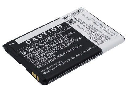 3.7V, 1400mAh, Li-ion Battery fits Wiko, Cink, Cink+, 5.18Wh