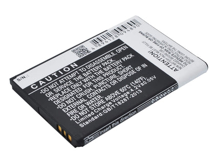 3.7V, 1500mAh, Li-ion Battery fits Kyocera, C5155, C5170, 5.55Wh