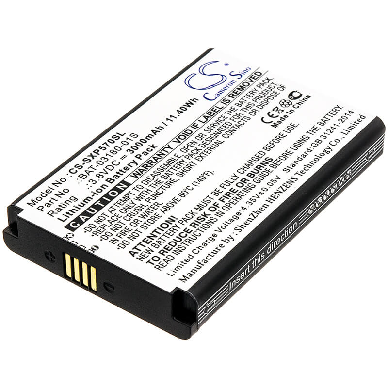 3.8V, 3000mAh, Li-ion Battery fits Sonim, Xp5, Xp5700, 11.4Wh