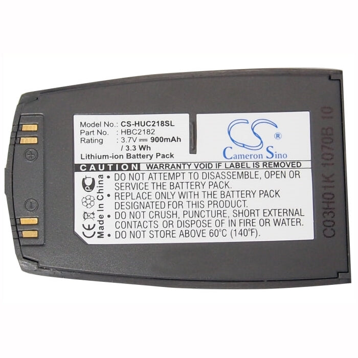 3.7V, 900mAh, Li-ion Battery fits Huawei, C218, 3.33Wh