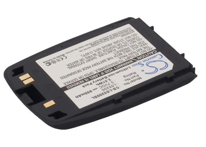 3.7V, 950mAh, Li-ion Battery fits Lg, S5200, 3.515Wh