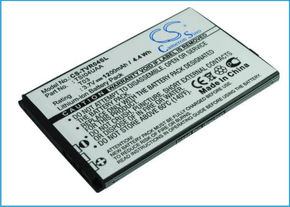 3.7V, 1200mAh, Li-ion Battery fits Toshiba, Regza Is04, T-01c, 4.44Wh