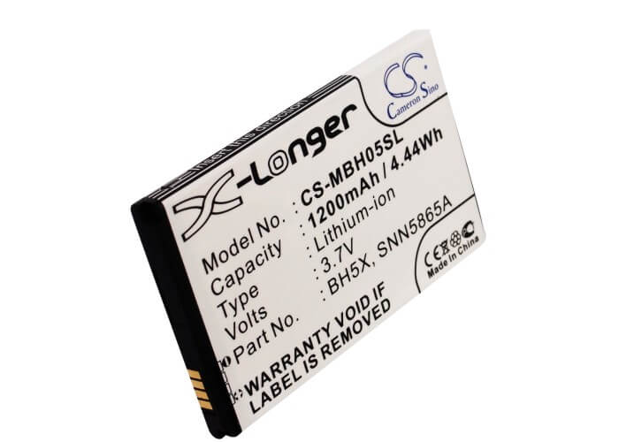 3.7V, 1200mAh, Li-ion Battery fits Motorola, Daytona, Droid X, 4.44Wh