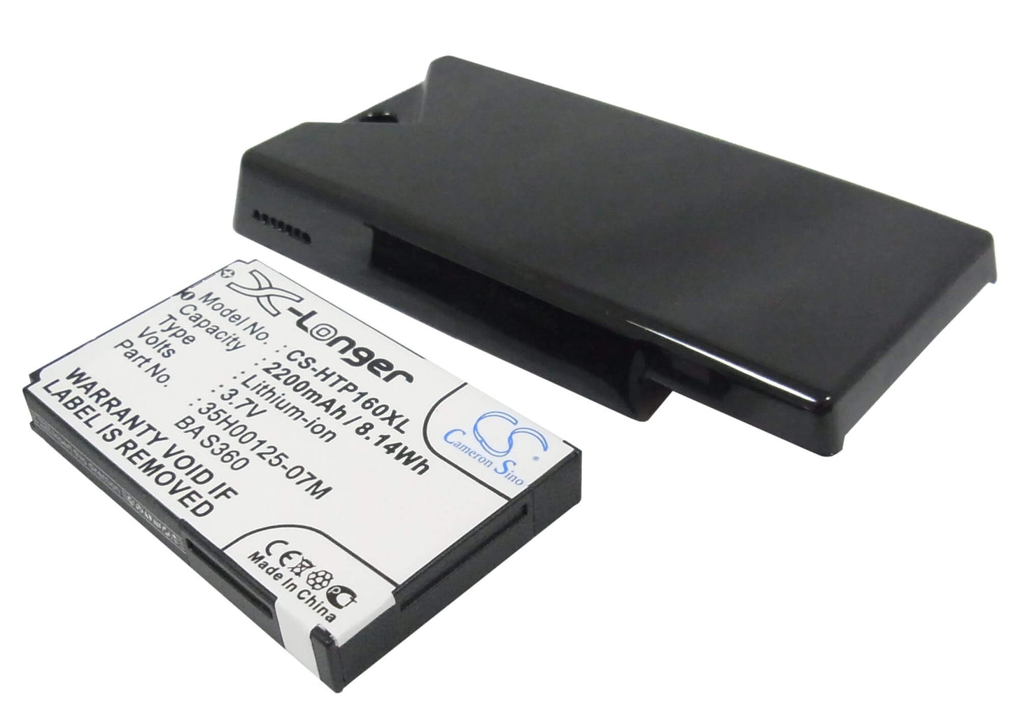 3.7V, 2200mAh, Li-ion Battery fits Dopod, Touch Diamond 2, 8.14Wh