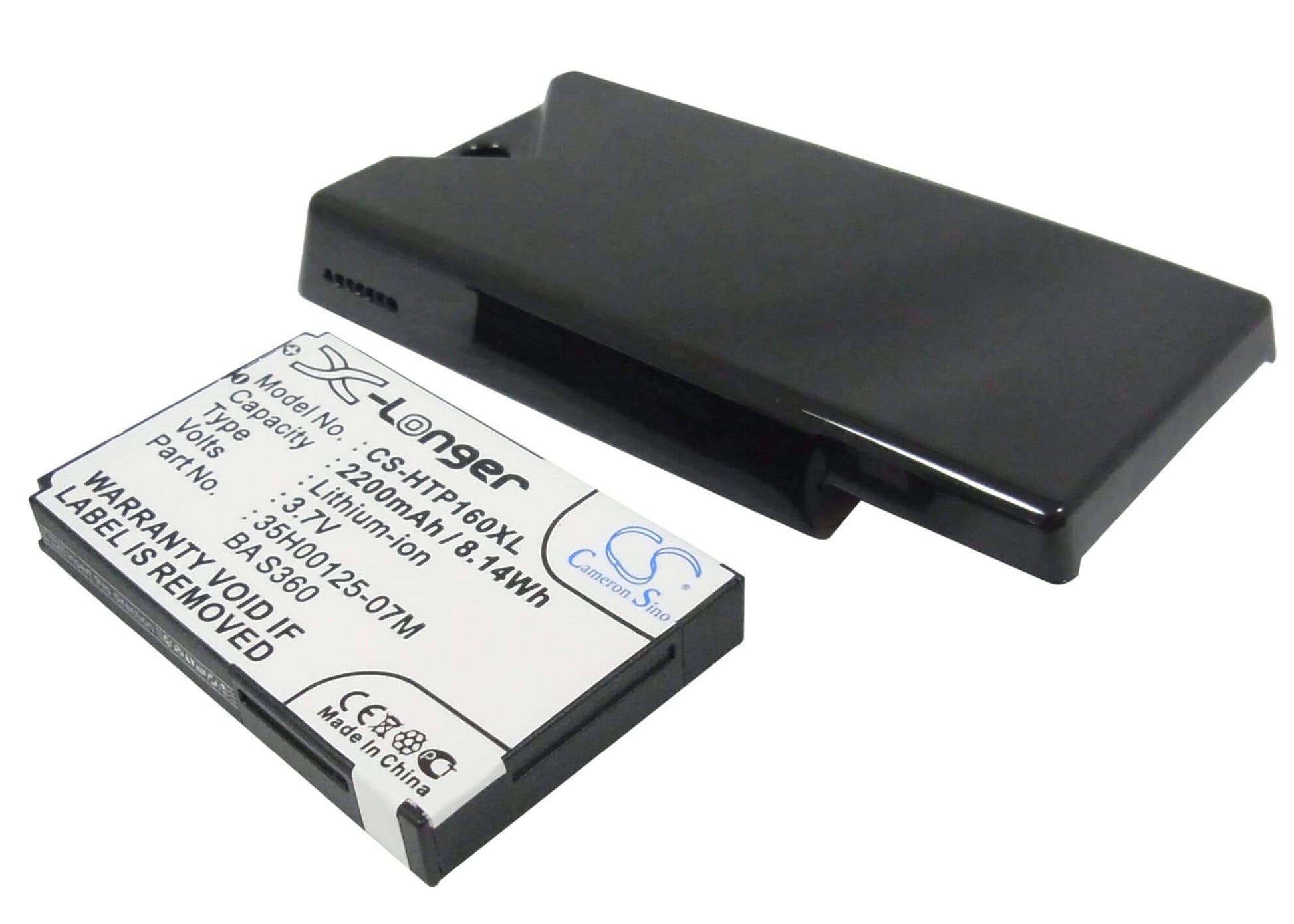 3.7V, 2200mAh, Li-ion Battery fits Dopod, Touch Diamond 2, 8.14Wh