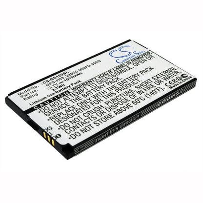 3.7V, 1010mAh, Li-ion Battery fits Gsmart, S1200, S1205, 3.737Wh