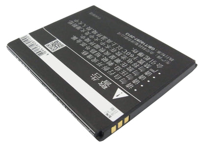 3.7V, 1400mAh, Li-ion Battery fits K-touch, U81t, 5.18Wh