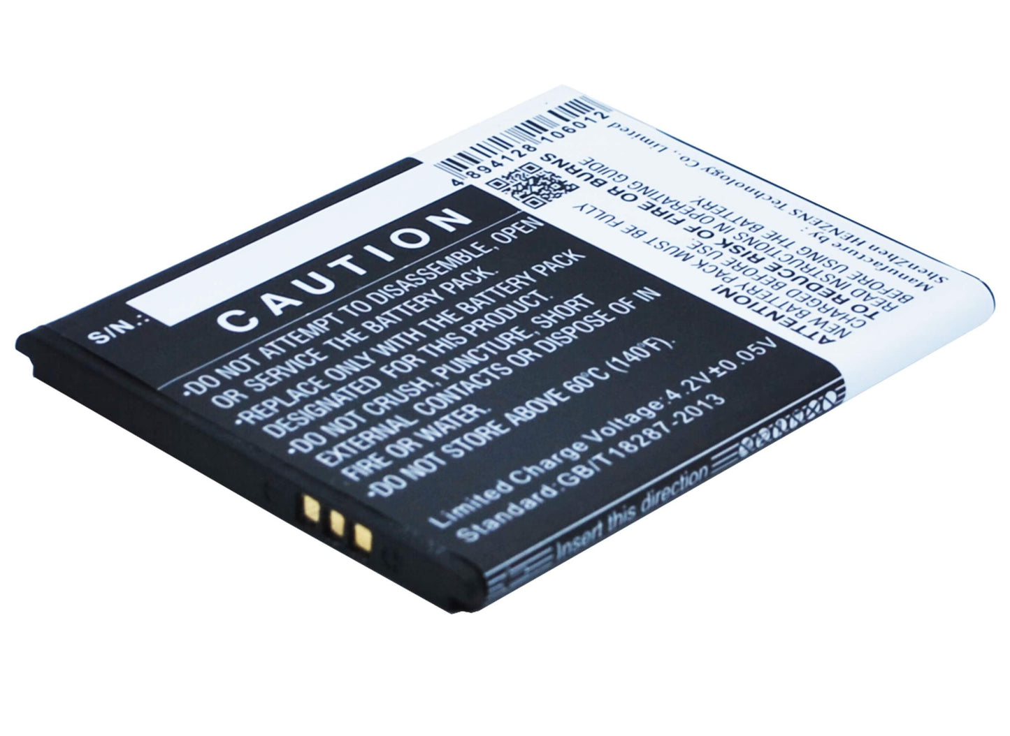 3.7V, 1450mAh, Li-ion Battery fits Blu, S350, Star Jr, 5.365Wh