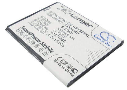 3.7V, 1450mAh, Li-ion Battery fits Hisense, E820, E912, 5.365Wh