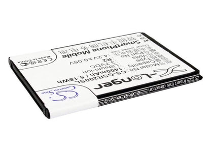 3.7V, 1400mAh, Li-ion Battery fits Gigabyte, Gsmart Roma R2, 5.18Wh