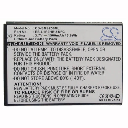 3.7V, 1500mAh, Li-ion Battery fits Samsung, Galaxy Nexus, Gt-i9250, 5.55Wh
