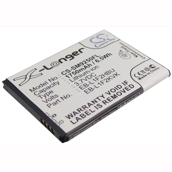 3.7V, 1750mAh, Li-ion Battery fits Samsung, Galaxy Nexus, Gt-i9250, 6.475Wh
