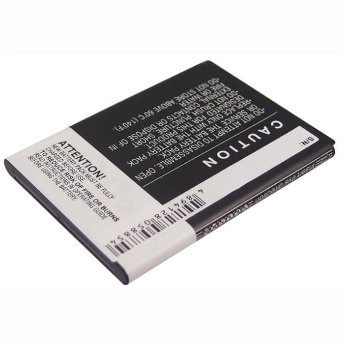 3.7V, 1750mAh, Li-ion Battery fits Samsung, Galaxy Nexus, Gt-i9250, 6.475Wh