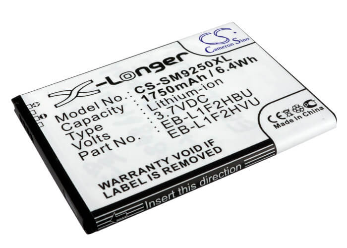 3.7V, 1750mAh, Li-ion Battery fits Sprint, Galaxy Nexus 4g Lte, Galaxy Nexus Lte, 6.475Wh