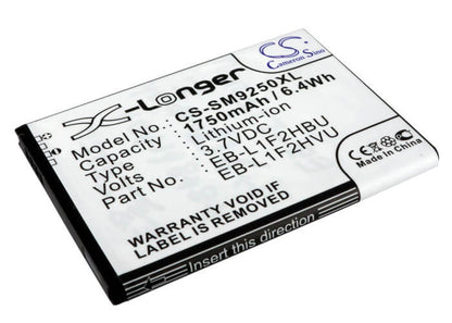3.7V, 1750mAh, Li-ion Battery fits Sprint, Galaxy Nexus 4g Lte, Galaxy Nexus Lte, 6.475Wh