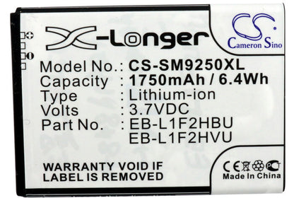 3.7V, 1750mAh, Li-ion Battery fits Samsung, Galaxy Nexus, Galaxy Nexus 4g Lte, 6.475Wh