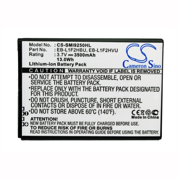 CS-SMI9250HL, Mobile, Smartphone 3.7V, 3500mAh, Li-ion Battery fits Samsung, Galaxy Nexus, Gt-i9250, 12.95Wh