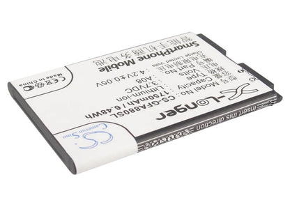 3.7V, 1750mAh, Li-ion Battery fits Gfive, A78, A79, 6.475Wh