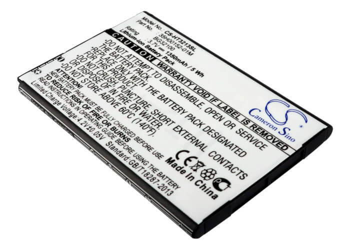 3.7V, 1350mAh, Li-ion Battery fits Google, G11, 4.995Wh