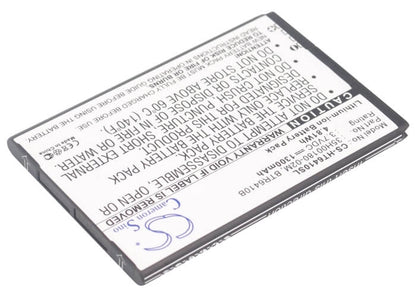 3.7V, 1300mAh, Li-ion Battery fits Verizon, Adr6410, Adr6410l, 4.81Wh