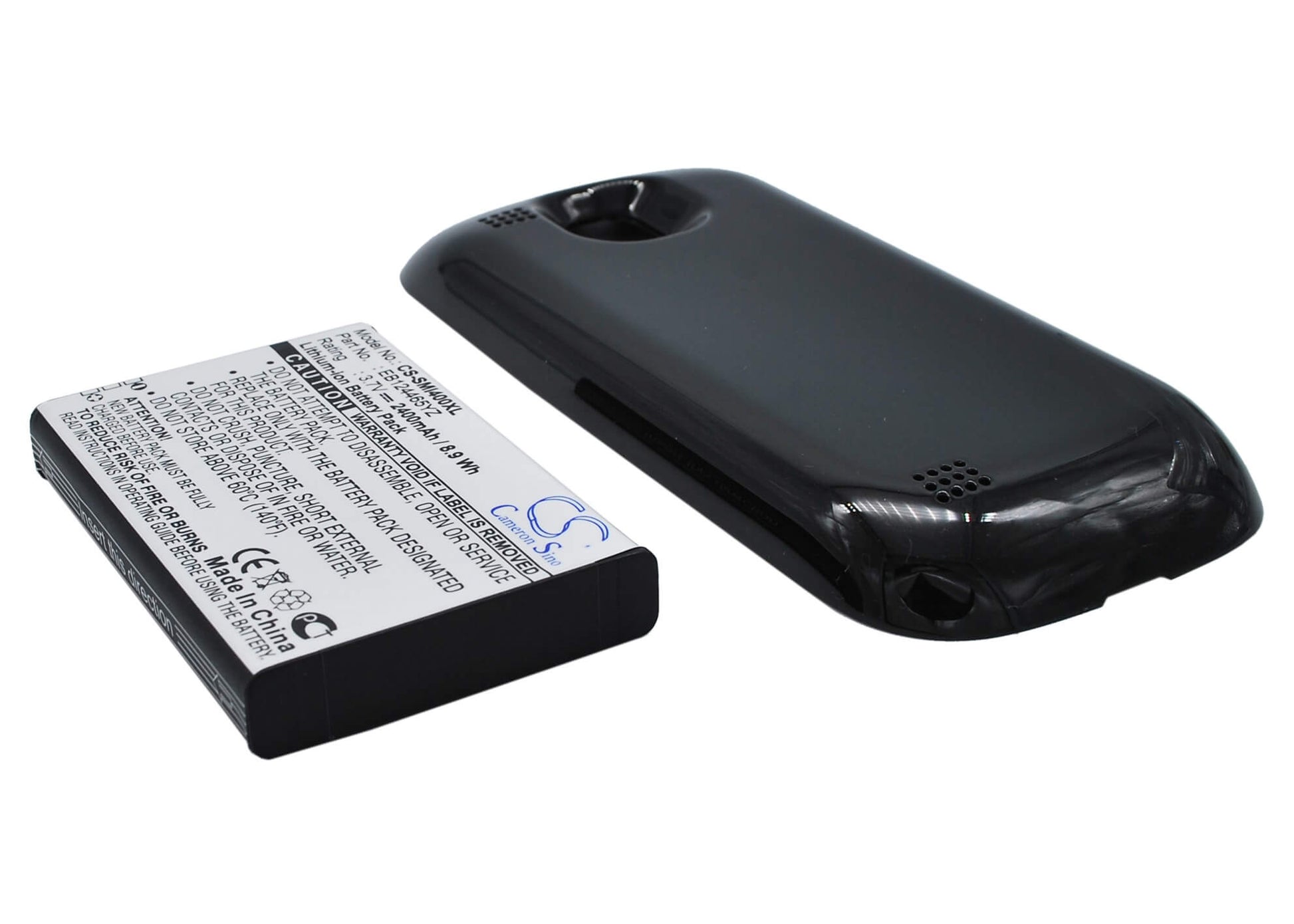 3.7V, 2400mAh, Li-ion Battery fits Samsung, Galaxy S I400, I400 Continuum, 8.88Wh