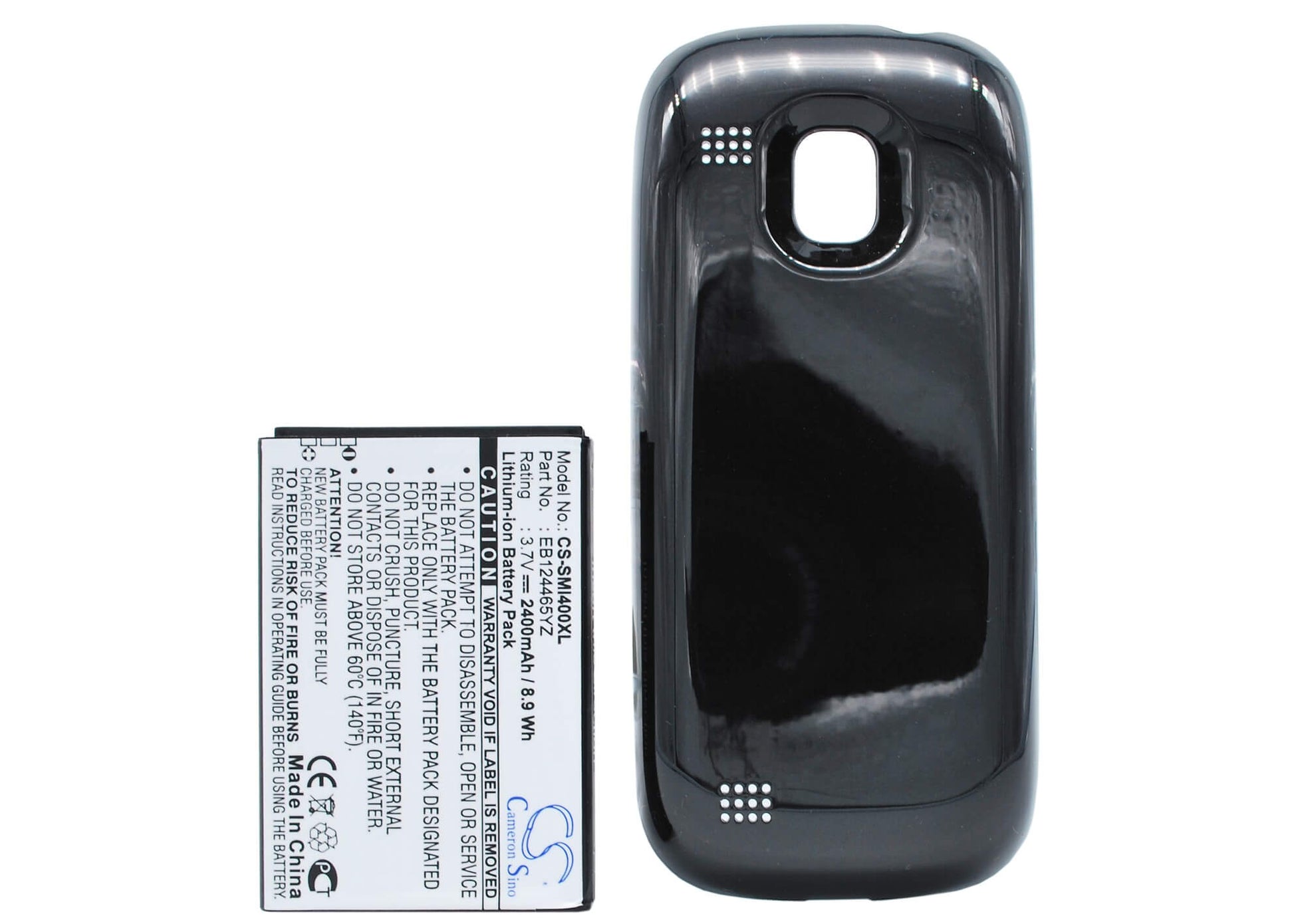 3.7V, 2400mAh, Li-ion Battery fits Samsung, Galaxy S I400, I400 Continuum, 8.88Wh