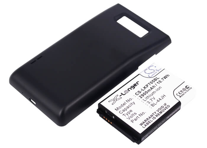 3.7V, 2900mAh, Li-ion Battery fits Lg, Optimus P705, Optimus P705g, 10.73Wh