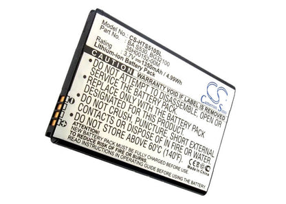 3.7V, 1350mAh, Li-ion Battery fits Google, G12, G15, 4.995Wh