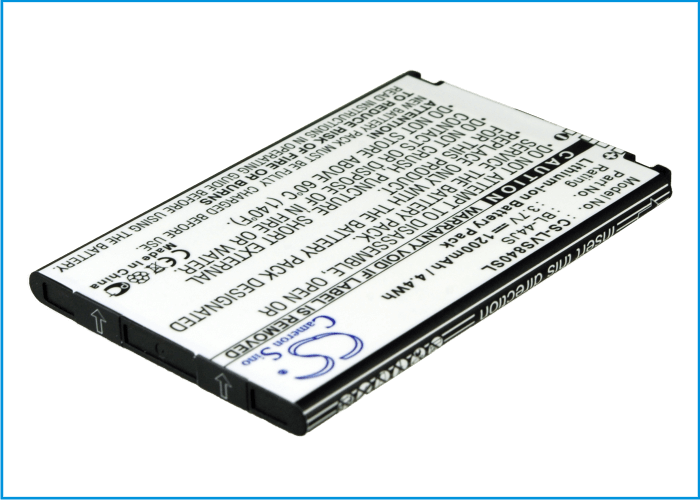 3.7V, 1200mAh, Li-ion Battery fits Lg, Cayman, Ls840, 4.44Wh